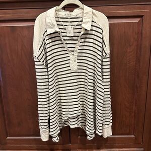NWT Free People All For You Polo sz M